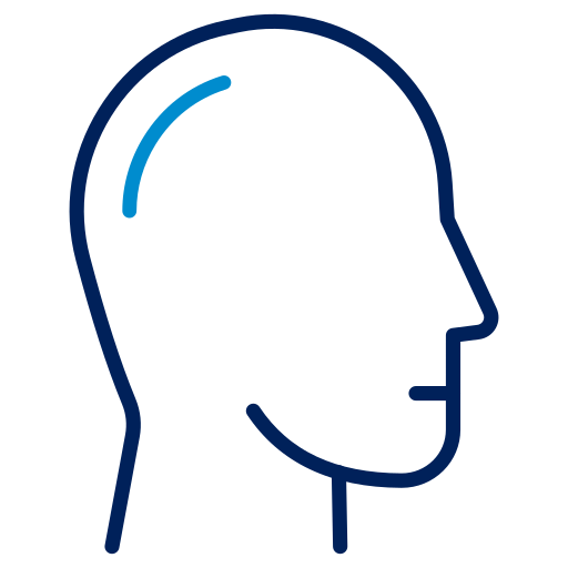 Head Generic color outline icon