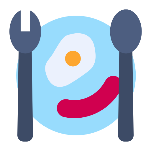 Śniadanie Generic color fill ikona
