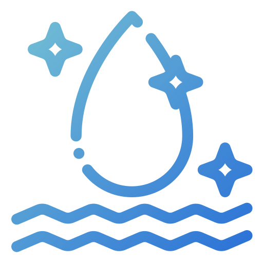 agua limpia Generic gradient outline icono