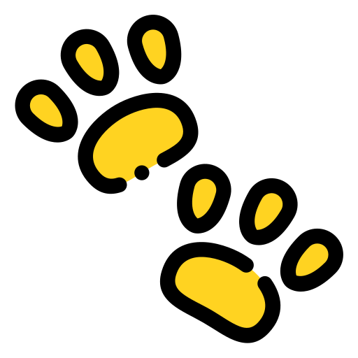 Paw print Generic color lineal-color icon