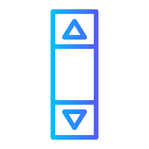 schuifbalk Generic gradient outline icoon
