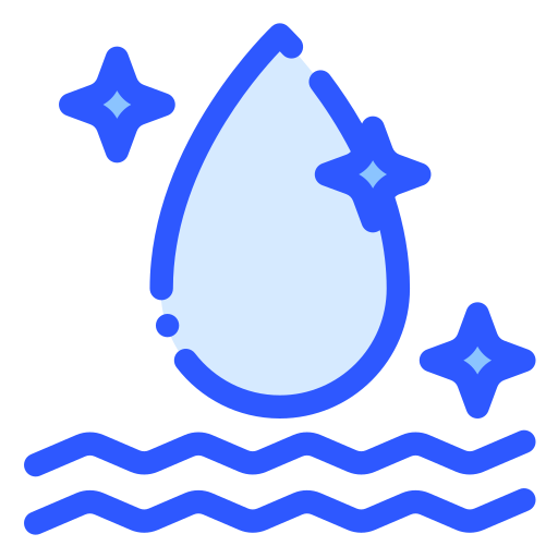 agua limpia Generic color lineal-color icono