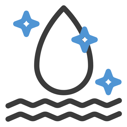 agua limpia Generic color outline icono