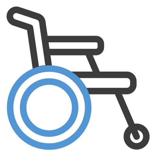 Wheel chair Generic color outline icon