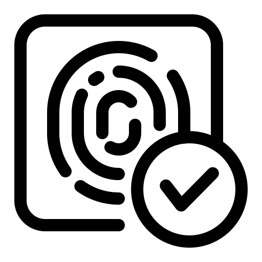 生体認証スキャン Generic black outline icon