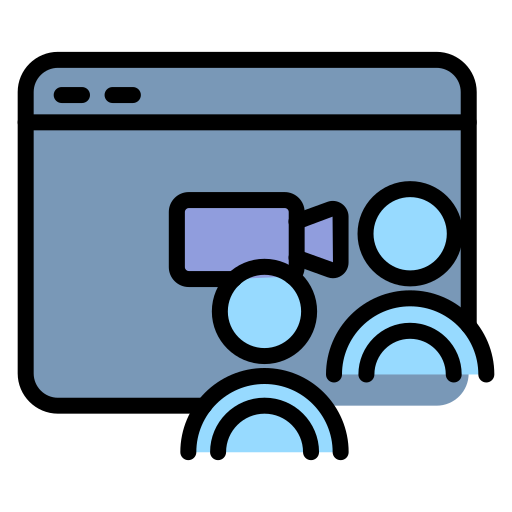Video calling Generic color lineal-color icon