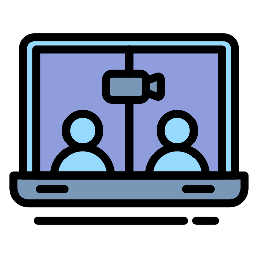 Video meeting Generic color lineal-color icon