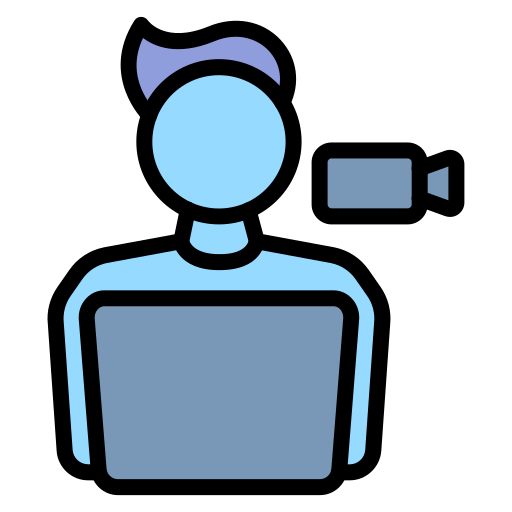 Video conference Generic color lineal-color icon