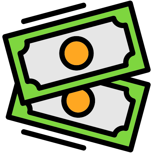 banknot Generic color lineal-color ikona