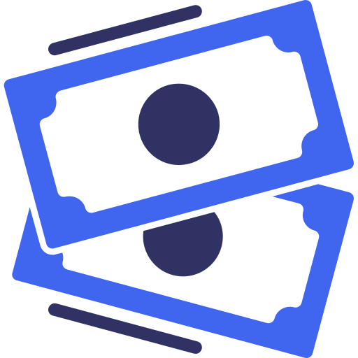 지폐 Generic color fill icon