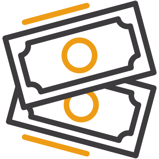 banconota Generic color outline icona