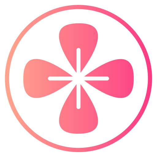 Hydrangea Generic gradient fill icon