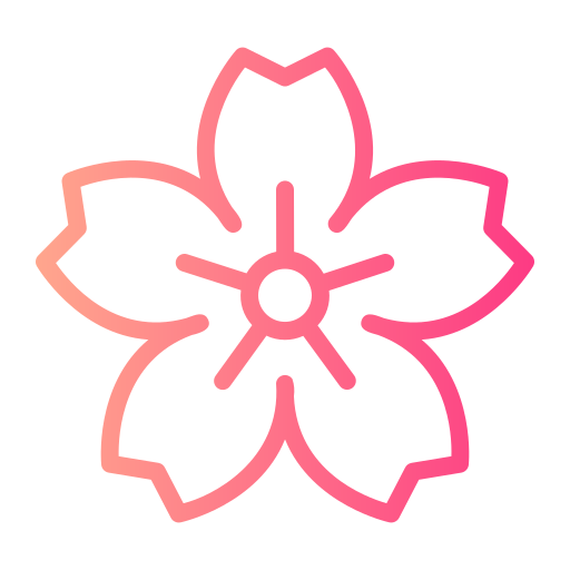 kwiat wiśni Generic gradient outline ikona