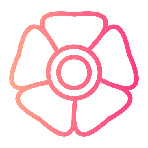 bloem Generic gradient outline icoon