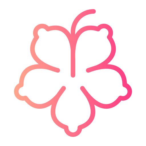 hibisco Generic gradient outline icono