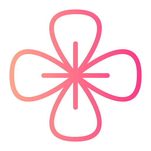 hortensia Generic gradient outline icoon