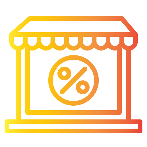 Магазин Generic gradient outline иконка