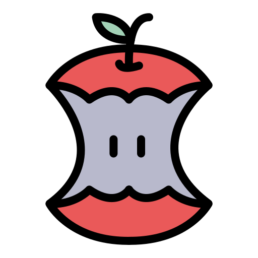 腐ったリンゴ Generic color lineal-color icon