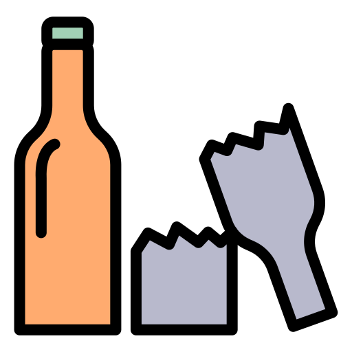 glasflasche Generic color lineal-color icon