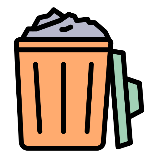 bote de basura Generic color lineal-color icono
