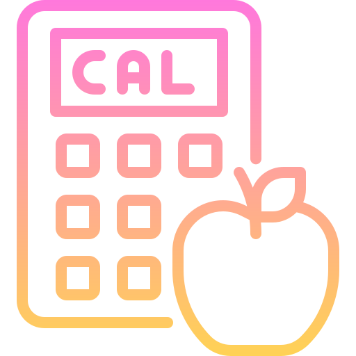 Calories calculator Generic gradient outline icon