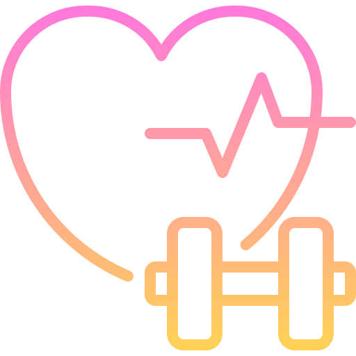 frequenza cardiaca Generic gradient outline icona