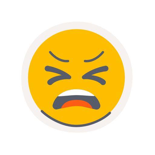 Tired emoji Generic color fill icon