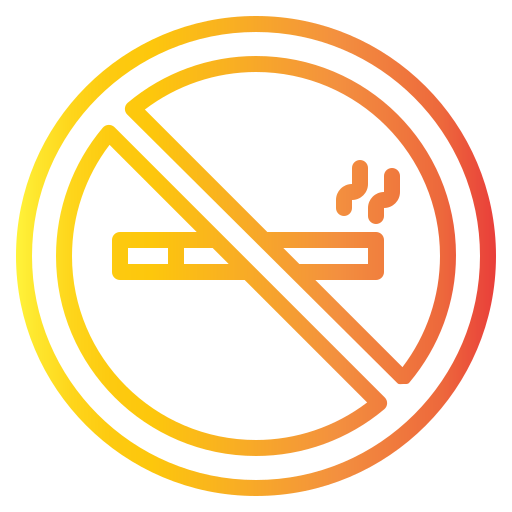 vietato fumare Generic gradient outline icona