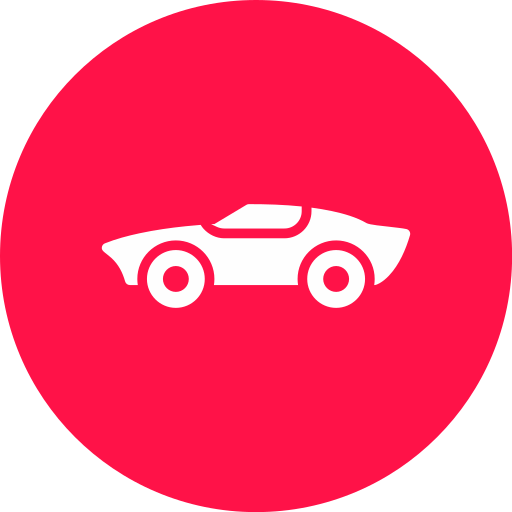 samochód sportowy Generic color fill ikona