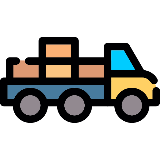 verhuizer vrachtwagen Generic color lineal-color icoon