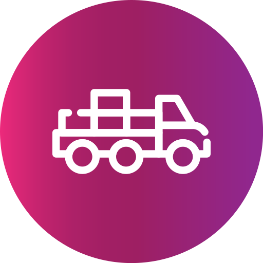 Mover truck Generic gradient fill icon
