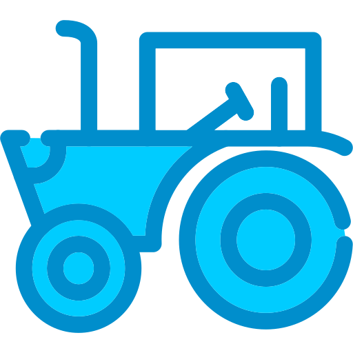 tractor Generic color lineal-color icoon