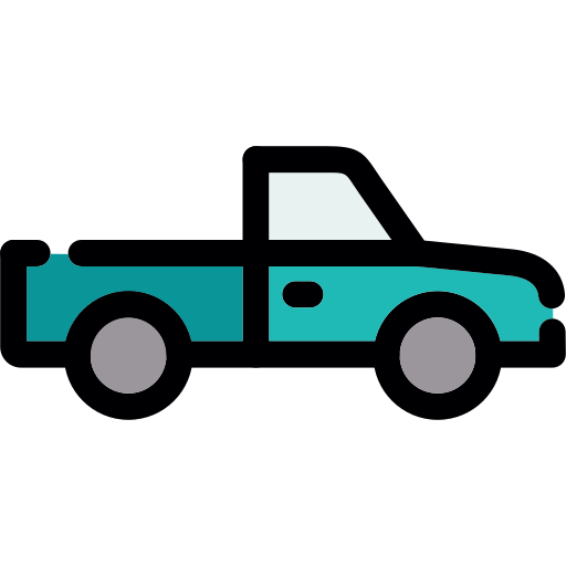 pick-up vrachtwagen Generic color lineal-color icoon
