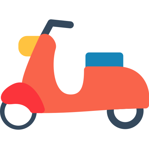 scooter Generic color fill icono