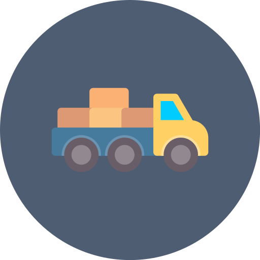 camion traslocatore Generic color fill icona