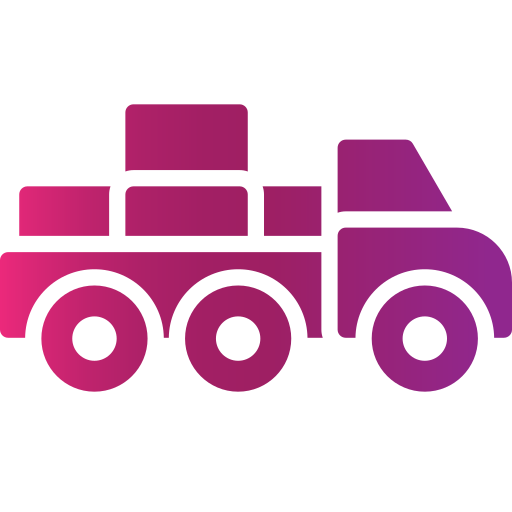 camion traslocatore Generic gradient fill icona
