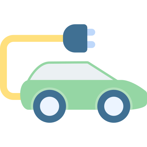 Electric car Generic color fill icon