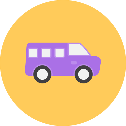 minivan Generic color fill icono