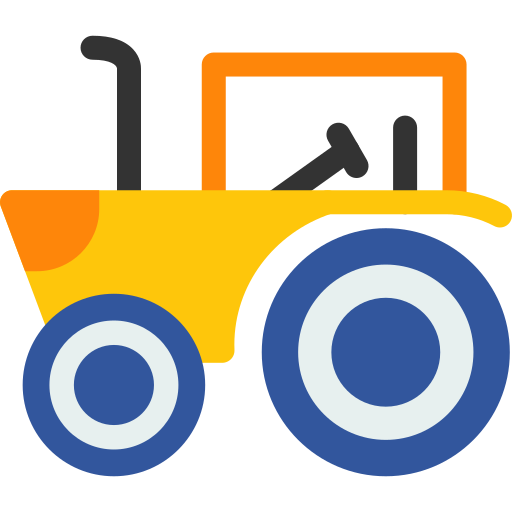 Трактор Generic color fill иконка