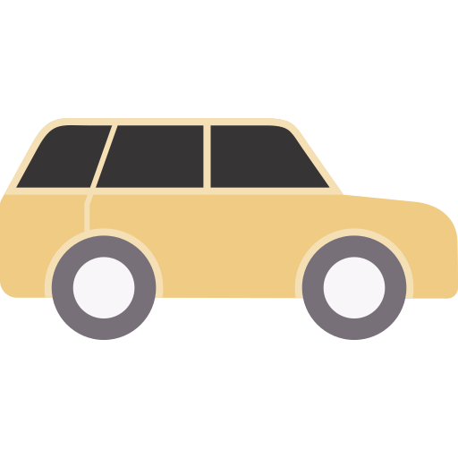 Station wagon Generic color fill icon