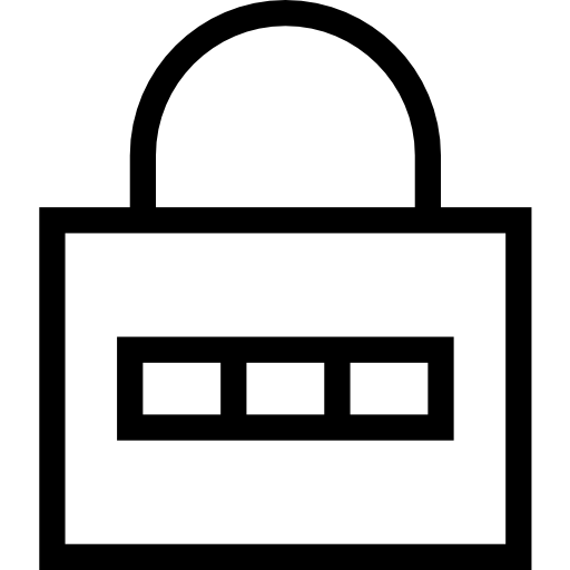 kłódka Pictogramer Outline ikona