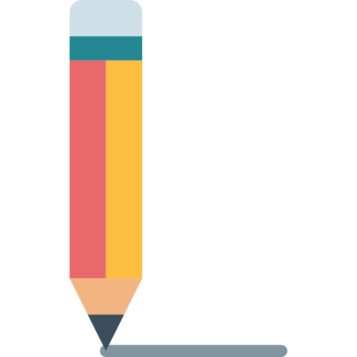 연필 Smalllikeart Flat icon
