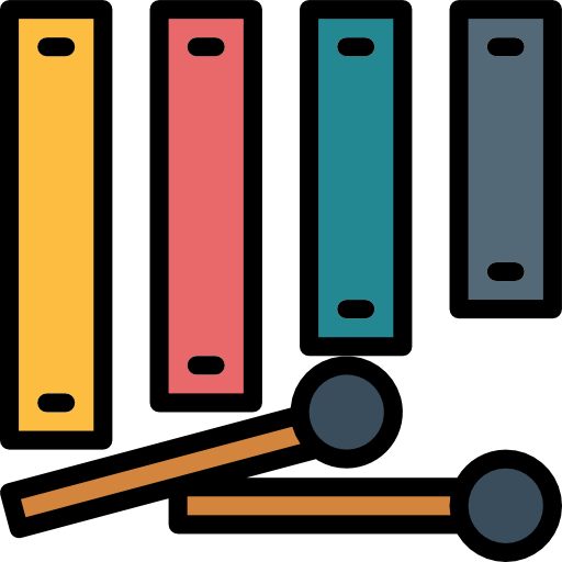marimba Smalllikeart Lineal Color icoon