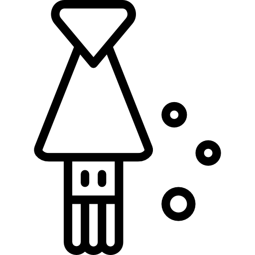 calamar Smalllikeart Lineal icono