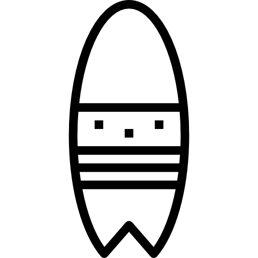 サーフボード Smalllikeart Lineal icon