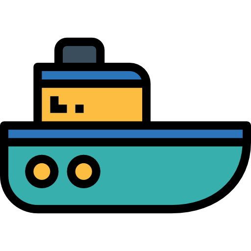 Корабль Smalllikeart Lineal Color иконка