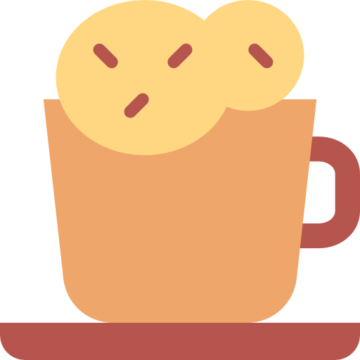 cappuccino Smalllikeart Flat ikona