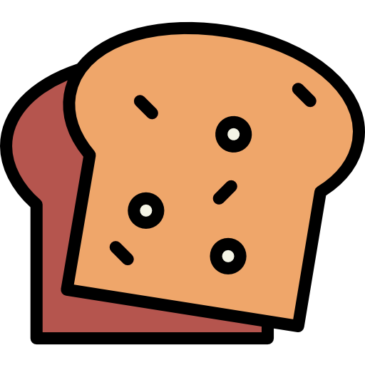 Bread Smalllikeart Lineal Color icon