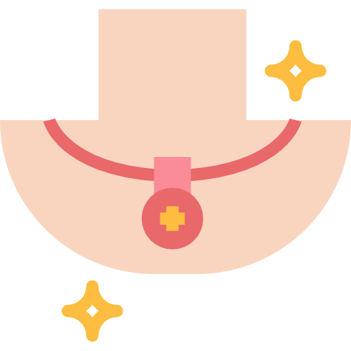 Necklace Smalllikeart Flat icon