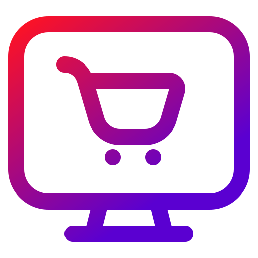 negozio online Generic gradient outline icona